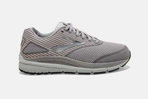 Brooks Addiction Walker Suede Women's Walking Shoes Grey | 590JCHWIK