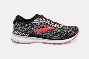 Brooks Adrenaline GTS 20 Women's Running Shoes Black / White / Coral | 271VXTKBU