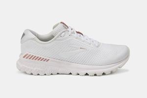 Brooks Adrenaline GTS 20 Women's Running Shoes White / Rose / Gold | 659TYMKAW