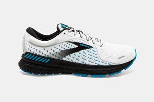 Brooks Adrenaline GTS 21 Men's Running Shoes White / Grey / Blue | 458KZAYJT