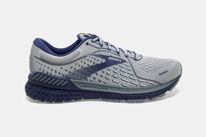 Brooks Adrenaline GTS 21 Men's Running Shoes Grey / Deep | 873CEZOXM