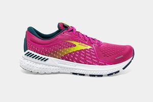 Brooks Adrenaline GTS 21 Women's Running Shoes Pink / White | 250JPZIOD