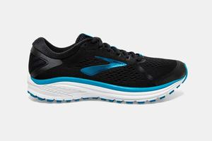 Brooks Aduro 6 Men's Running Shoes Black / Blue / White | 302FYGWBM