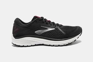 Brooks Aduro 6 Men's Running Shoes Black / White | 472XBQFVP