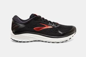 Brooks Aduro 6 Men's Running Shoes Black / Pink / White | 615XQLDTN