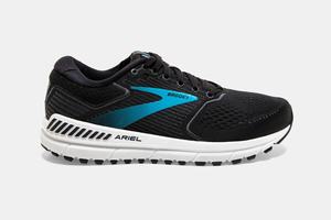 Brooks Ariel 20 Women's Running Shoes Black / Blue | 170EDZLHS