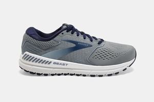 Brooks Beast 20 Men's Running Shoes Blue / Grey / Navy | 628WDJVFT