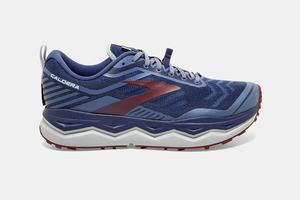 Brooks Caldera 4 Men's Running Shoes Blue / Red | 810HGSRJV