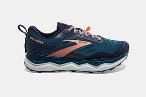 Brooks Caldera 4 Women's Running Shoes Blue / Navy / Flower | 371YSENDL