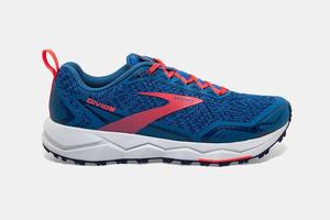 Brooks Divide Women's Running Shoes Blue / Coral | 325STNXLM