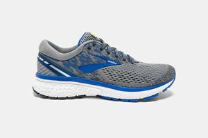 Brooks Ghost 11 Men's Running Shoes Grey / Blue / Silver | 068EYNPIK