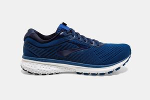 Brooks Ghost 12 Men's Running Shoes Blue / Navy / Black | 065GRCEAB