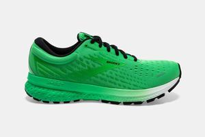 Brooks Ghost 13 Men's Running Shoes Green / Black / White | 367RCGPUI