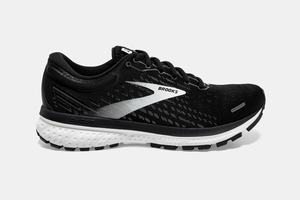 Brooks Ghost 13 Women's Running Shoes Black / White | 510NVPXRY