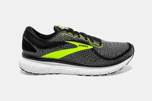 Brooks Glycerin 18 Men's Running Shoes Black / White | 607QSUGBM