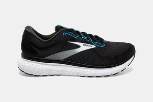 Brooks Glycerin 18 Men's Running Shoes Black / Blue / White | 958KCFNTS