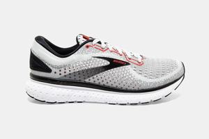 Brooks Glycerin 18 Men's Running Shoes Grey / Black / Red | 953KLVFRT