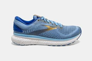 Brooks Glycerin 18 Women's Running Shoes Flower / Blue / Gold | 681DGNSER