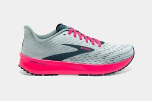 Brooks Hyperion Tempo Women's Running Shoes Grey / Navy / Pink | 321DOWHTS