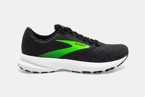 Brooks Launch 7 Men's Running Shoes Black / Green | 496SOEYQV