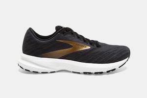 Brooks Launch 7 Men's Running Shoes Black / Gold | 584TJAVMN