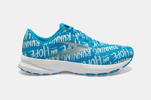 Brooks Launch 7 Men's Running Shoes Blue / White | 089TAKPVU