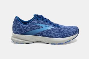 Brooks Launch 7 Men's Running Shoes Blue / Flower | 137ZBHDFW