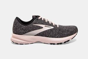 Brooks Launch 7 Women's Running Shoes Black / Purple | 382RBIXWF