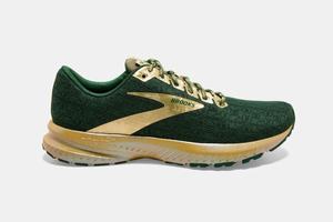 Brooks Launch 7 Women's Running Shoes Green / Gold | 260EGZCRB