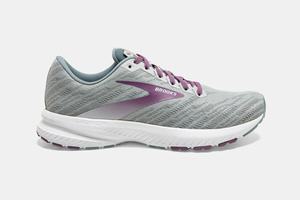 Brooks Launch 7 Women's Running Shoes Grey / Purple | 934DHVMIN