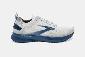 Brooks Levitate 4 Men's Running Shoes Grey / Blue | 638VEIKGJ