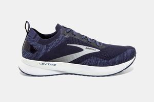 Brooks Levitate 4 Men's Running Shoes Navy / Grey / White | 428EYFRGC