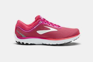 Brooks PureFlow 7 Men's Running Shoes Pink / White | 194YFJRNO