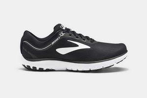 Brooks PureFlow 7 Women's Running Shoes Black / White | 521OHQIEP