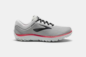 Brooks PureFlow 7 Women's Running Shoes Grey / Black / Pink | 936DEASPC