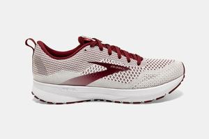 Brooks Revel 4 Women's Running Shoes White / Burgundy | 751GFDKZI