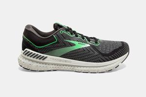 Brooks Transcend 7 Women's Running Shoes Black / Green | 392DRVIJH