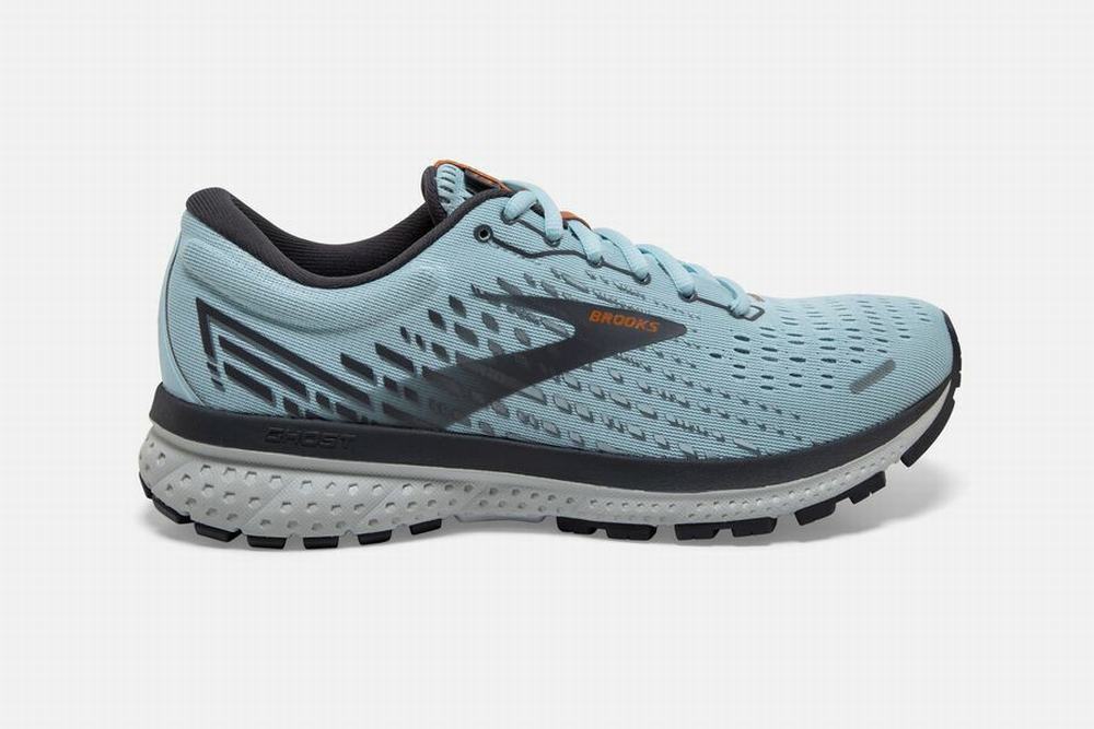 Brooks Ghost 13 Women's Running Shoes Light Blue / Black / White | 853JKEZTV